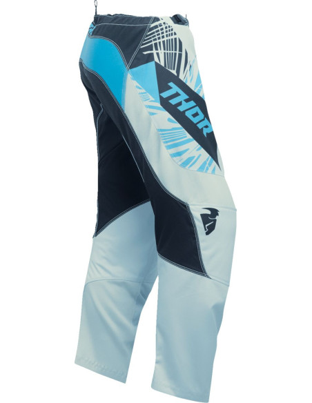 Pantalon cross femme Thor 2024 Sector - Split Starlight Bleu Noir