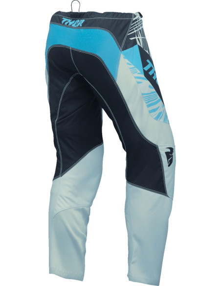 Pantalon cross femme Thor 2024 Sector - Split Starlight Bleu Noir