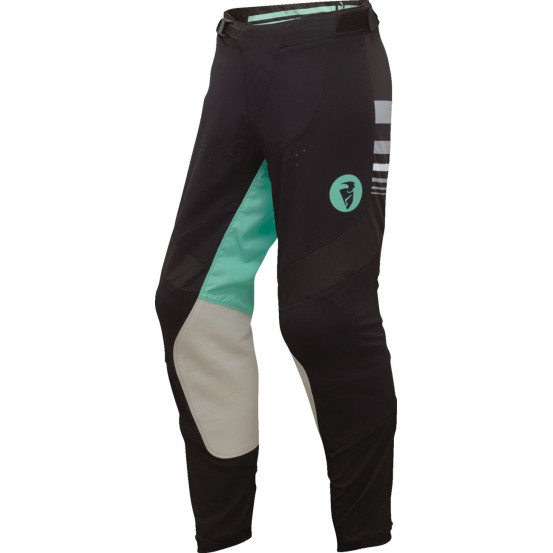 Pantalon cross femme Thor 2024 Prime - Blaze Noir Vert