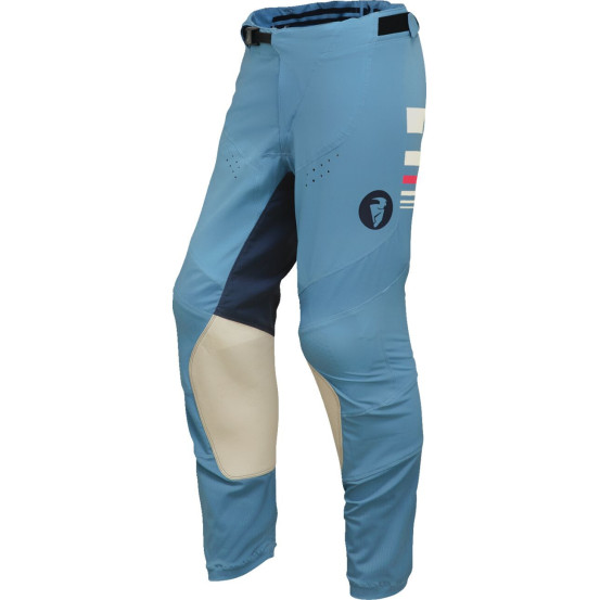 Pantalon cross femme Thor 2024 Prime - Blaze Bleu Steel Blanc Vintage