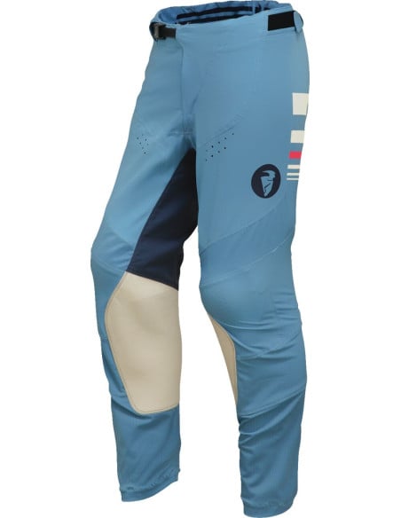 Pantalon cross femme Thor 2024 Prime - Blaze Bleu Steel Blanc Vintage