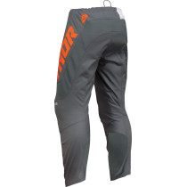 Pantalon cross enfant Thor 2024 Sector - Checker Charcoal Gris Orange 2