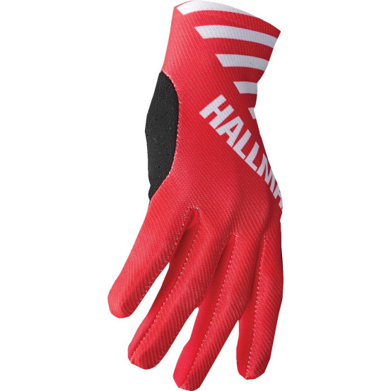 Gants cross Thor Hallman Mainstay Slice - Blanc Rouge