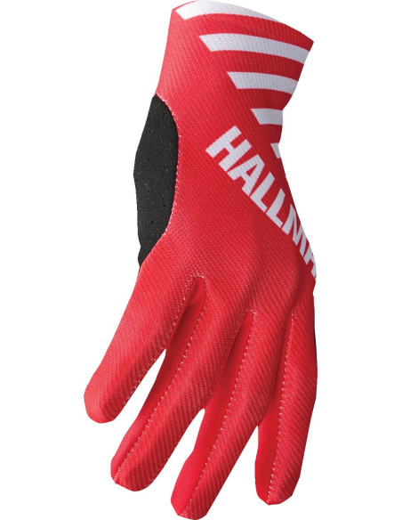Gants cross Thor Hallman Mainstay Slice - Blanc Rouge