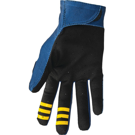 Gants cross Thor Hallman Mainstay Roosted - Jaune Bleu