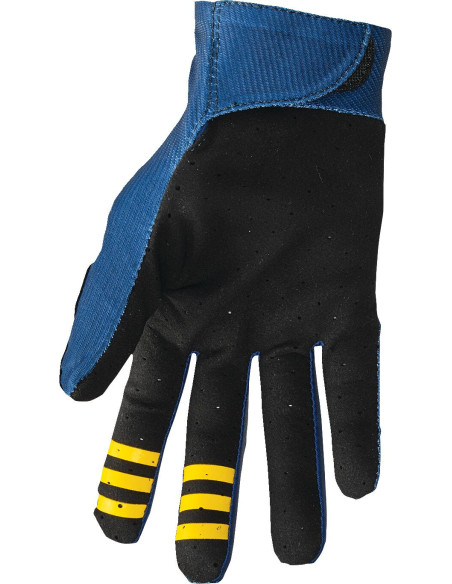 Gants cross Thor Hallman Mainstay Roosted - Jaune Bleu