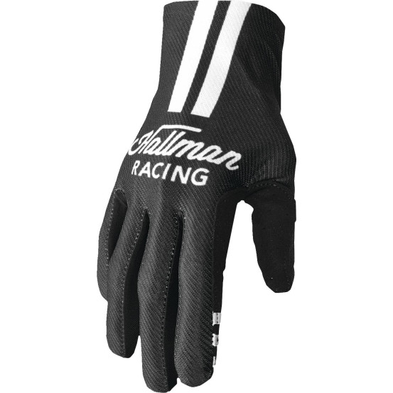Gants cross Thor Hallman Mainstay Roosted - Noir Blanc