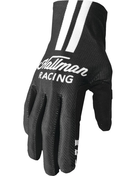 Gants cross Thor Hallman Mainstay Roosted - Noir Blanc