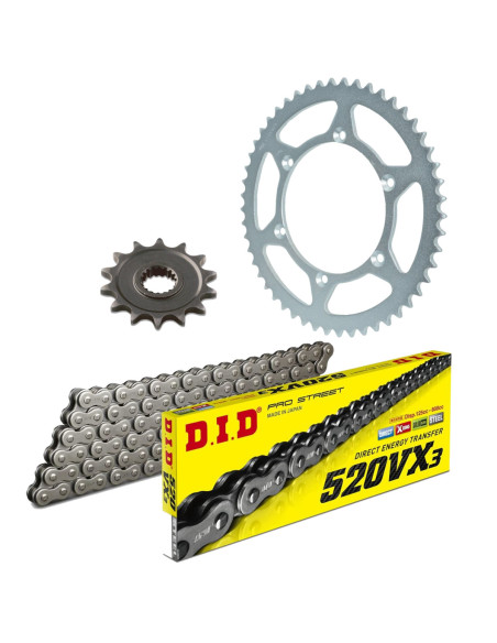 Kit chaine type origine 520 Alu DID - HONDA 450 CRF-L 2019-