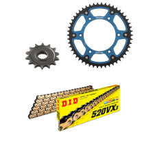 Kit chaine 520 Stealth DID-SUPERSPROX - YAMAHA 450 YZF 2007-17 et 2020-