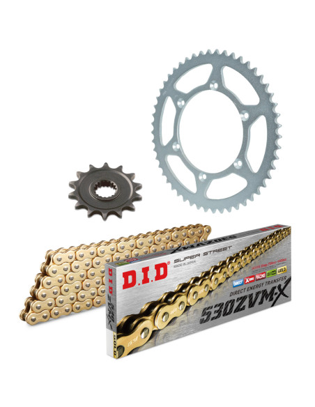 Kit chaine 530 Alu DID - SUZUKI 1400 GSX 2001-10