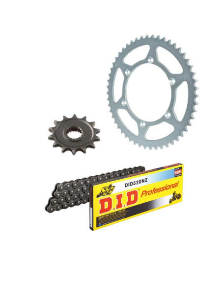 Kit chaine type origine 530 Acier DID - SUZUKI GT 380 1973-77