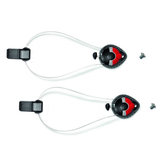 Mécanisme tension cheville Noir/Rouge pour bottes SIDI Vortice