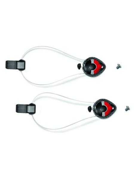 Mécanisme tension cheville Noir/Rouge pour bottes SIDI Vortice