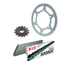 Kit chaine type origine 532 Acier DID - SUZUKI 1100 GSX-R 1995-96