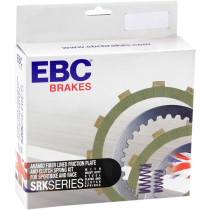 Kit disques d'embrayage garnis + disques lisses + ressorts EBC - SRK Aramid Fiber - SUZUKI GSX-R 750 1996-99