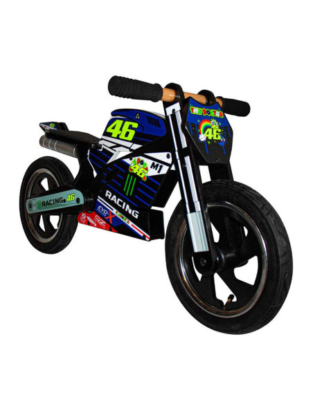 Draisienne enfant en bois - Kit déco Valentino Rossi VR46