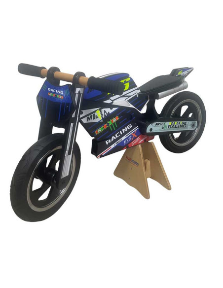 Draisienne enfant en bois - Kit déco Valentino Rossi VR46