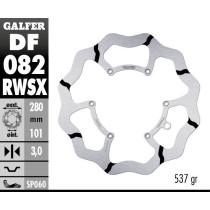 Disque de frein avant GALFER wave fixe GROOVE oversize 280mm - HONDA 250-450 CRF 2015-