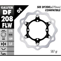 Disque de frein avant flottant Wave GALFER - 270 mm- KAWASAKI KX 250-450 F (15)