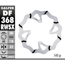 Disque de frein avant GALFER wave fixe GROOVE oversize 280mm - SUZUKI RMX 450 Z 2018-