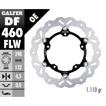 Disque de frein GALFER wave flottant - 298 mm - YAMAHA YZF - R3