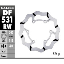 Disque de frein arrière fixe Wave GALFER- 240 mm- YAMAHA YZ 450 F 2020-