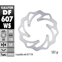 Disque de frein arrière fixe Wave GALFER - 240 mm - KTM & HUSQVARNA OFF-ROAD