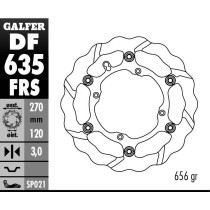 Disque de frein GALFER wave flottant oversize TSUNAMI 270 - HUSQVARNA TE