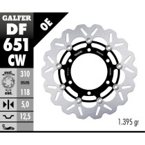 Disque de frein avant flottant Wave GALFER - 310 mm- TRIUMPH DAYTONA 92