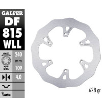 Disque de frein arrière fixe Wave GALFER- 240 mm- BETA RR 4T