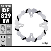 Disque de frein arrière fixe Wave GALFER- 243 mm - TM SMX 660 F (09)