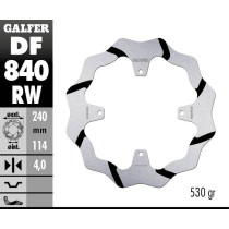 Disque de frein arrière fixe Wave GALFER- 240 mm- TM SMX 660 F (15)