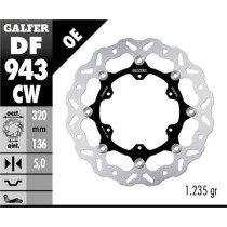 Disque Frein GALFER Wave Flottant 320x5mm 2