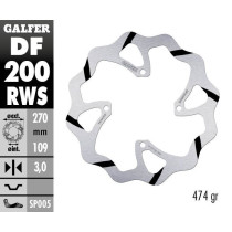 Disque de frein GALFER wave fixe oversize TSUNAMI 270x3mm - KAWASAKI KX 2