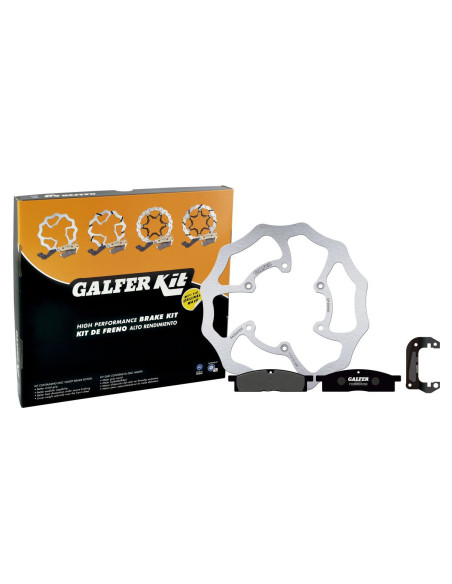 Kit frein overzise avant GALFER - Disque de frein 250 mm