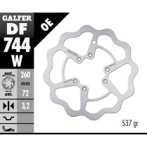 Disque de frein fixe Wave GALFER - 260 mm - BETA 2