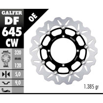 Disque de frein flottant Wave GALFER - 320 mm- HUSQVARNA SM510R (06) 2