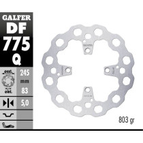 Disque de frein arrière fixe GALFER CUBIQ - 245 mm - DUCATI STREETFIGHTER - PANIGALE 2