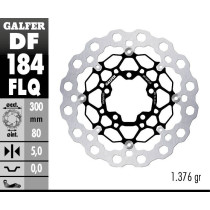Disque de frein avant flottant GALFER CUBIQ - 300 mm - KAWASAKI ZX-6R - Z750 2