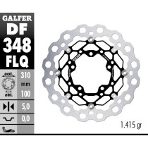 Disque de frein avant flottant GALFER CUBIQ - 310 mm - SUZUKI GSX R 600 - 750 - 1000 2