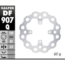 Disque de frein arrière fixe GALFER CUBIQ - 220 mm - TRIUMPH STREET TRIPLE - DAYTONA - THRUXTON 2
