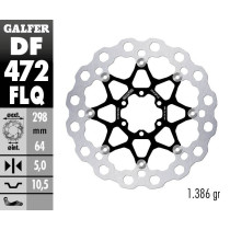Disque de frein avant flottant GALFER CUBIQ - 298 mm - INDIAN CHIEF - ROADMASTER - SPRINGFIELD 2