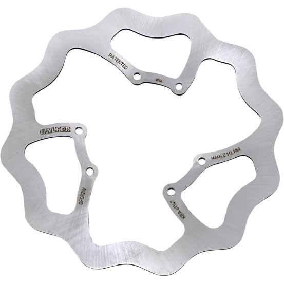Disque de frein avant fixe Wave GALFER - 260 mm - HONDA CR 125-250-500 2015-