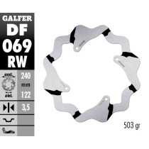 Disque de frein arrière GALFER Tsunami HONDA CR CRF 2