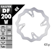 Disque de frein avant fixe Wave GALFER - 250 mm- KAWASAKI KX 2