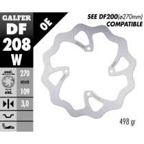 Disque de frein avant fixe Wave GALFER - 270 mm- KAWASAKI KX 250-450 F (15) 2