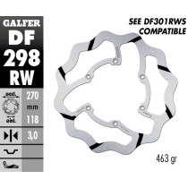 Disque de frein avant fixe Wave GALFER- 270 mm- YAMAHA YZ F 2016- 2
