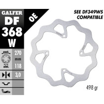 Disque de frein avant fixe Wave GALFER - 270 mm- SUZUKI RM-Z / RMX-Z 250 / 450 2