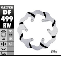 Disque de frein arrière fixe Wave GALFER- 245 mm- YAMAHA YZ WR (02) 2